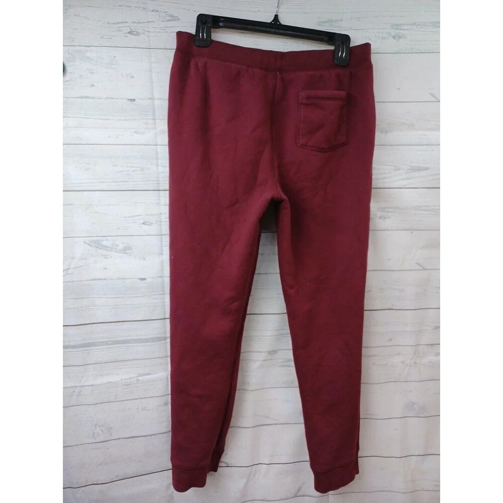 Lands End Sweatpants Boy L Thermal Jogger Drawstring Fleece Active Pants